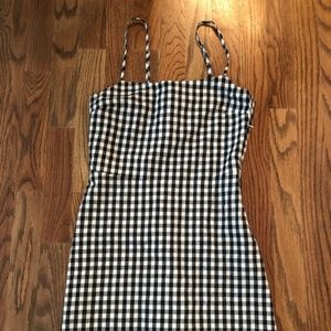 Lulus black and white mini dress